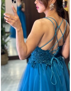 Vestido 108Petroleo 2