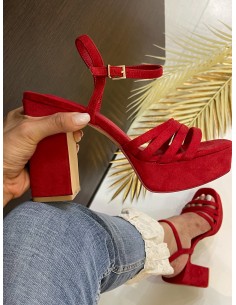 Sandalia 741-Rojo