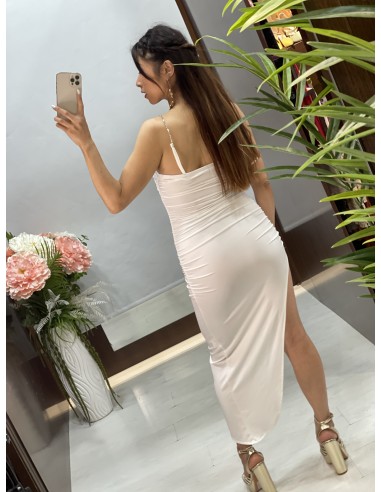 Vestido Tira Brillo 761