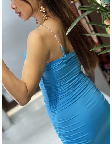 Vestido Tira Brillo 761