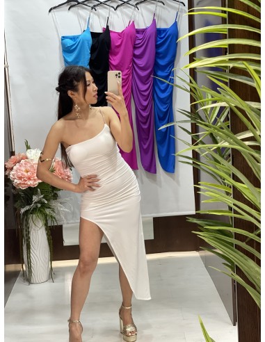 Vestido Tira Brillo 761