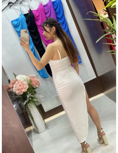 Vestido Tira Brillo 761