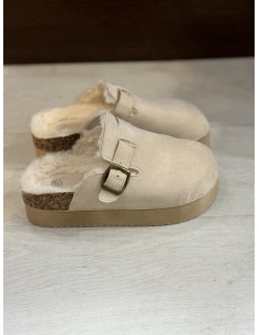 Zueco Beige PLataforma 2