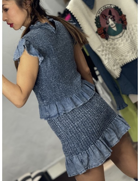 Conjunto Coquette Denim