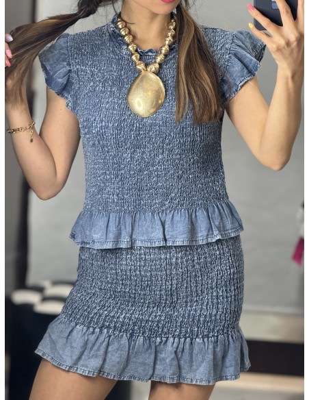 Conjunto Coquette Denim