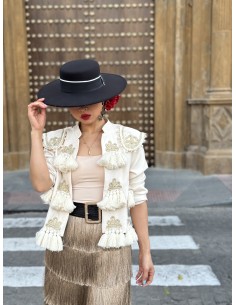 Chaqueta olé beige