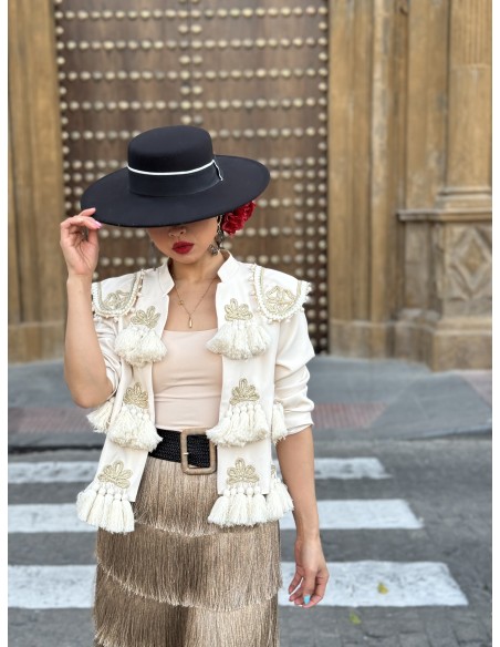 Chaqueta olé beige