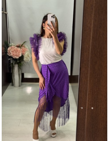 Falda Sevilla Morada