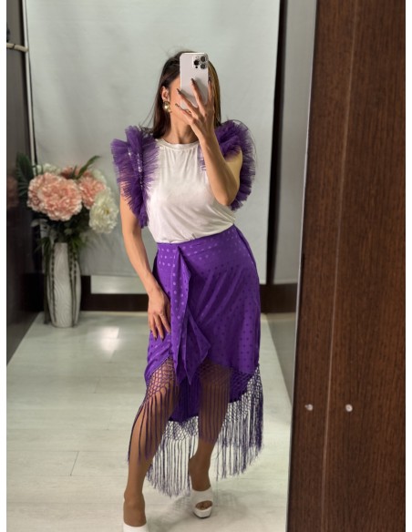 Falda Sevilla Morada