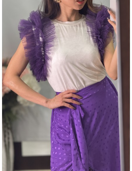 Falda Sevilla Morada