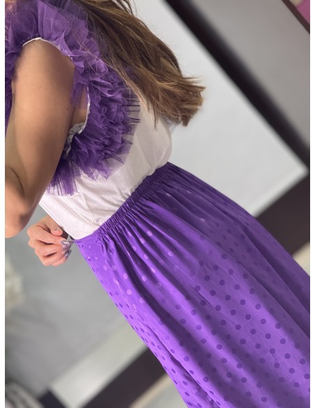 Falda Sevilla Morada