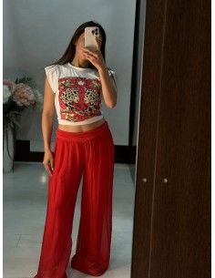 Pantalon Seda Liso 2