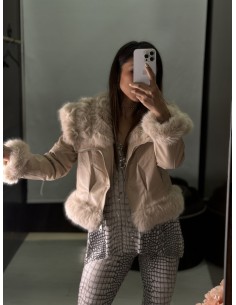 Cazadora Alexi Beige