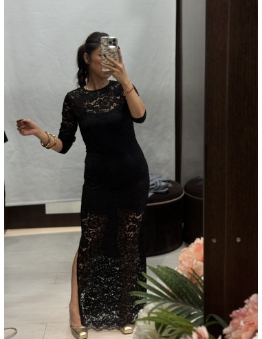 Vestido Encaje Negro