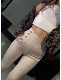 Pitillo Boton Beige 2