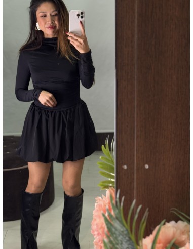 Vestido E406 Negro
