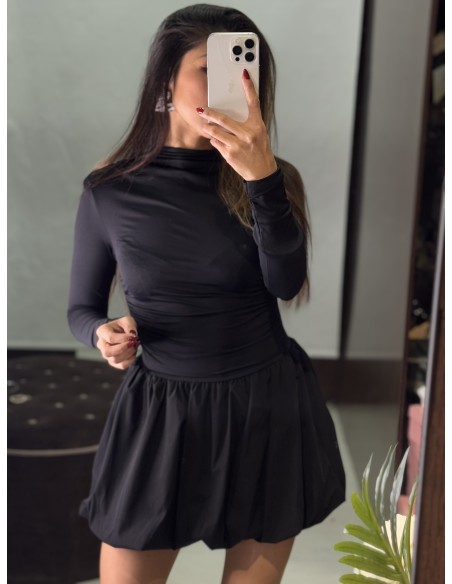 Vestido E406 Negro