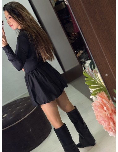 Vestido E406 Negro
