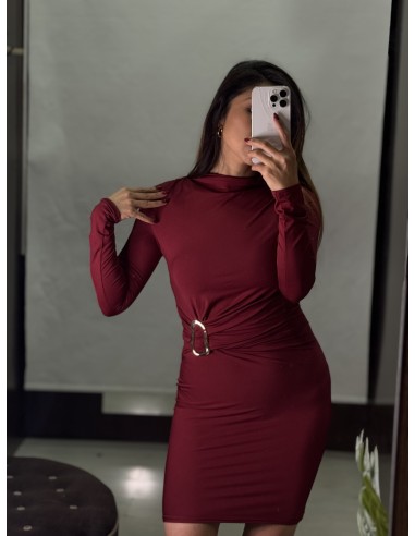 Vestido Burdeos