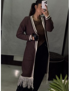 Cardigan Punto 201Marron
