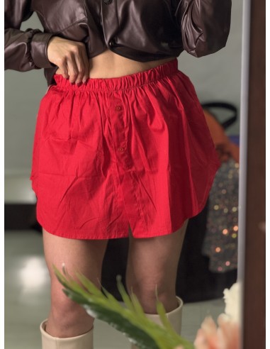 Bajo Camisa Rojo