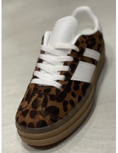Zapatilla New Leopardo