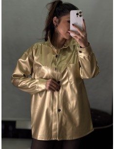 Camisa Polipiel Dorada 2