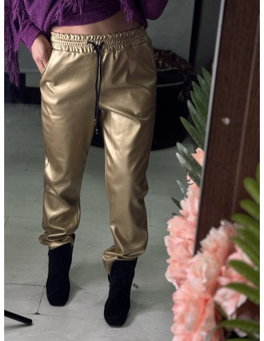 Pantalon Poli Dorado