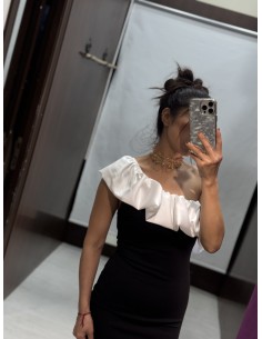 Vestido Bicolor 970 2