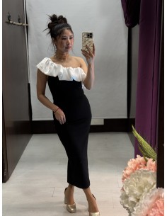 Vestido Bicolor 970
