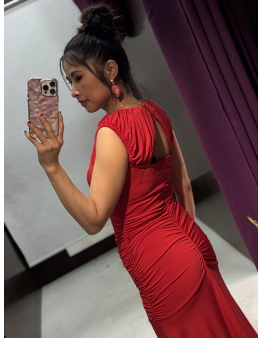 Vestido Noche 515Rojo