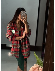 Camisa Escoces Capucha