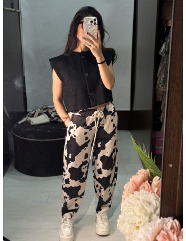 Pantalon Sport Vaca Negro