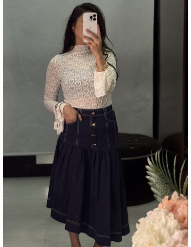 Top Encaje 826Beige