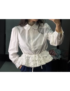 Camisa Blanca Bajo Volante 2