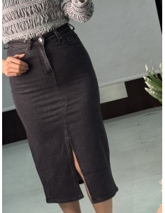 Falda Denim Gris 2
