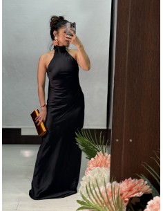 Vestido Gasa 603 Negro 2