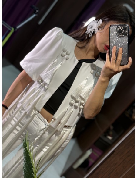 Cazadora Ole Ole Blanco