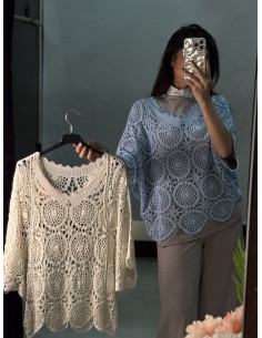 Blusa Crochet New