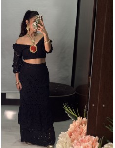 Conjunto Brocado 539Negro