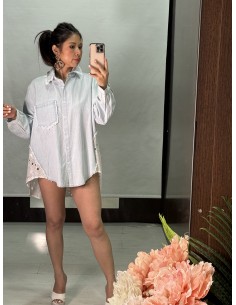 Camisa Vaquera Encaje 2