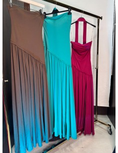 Vestido Largo 5277 Marron