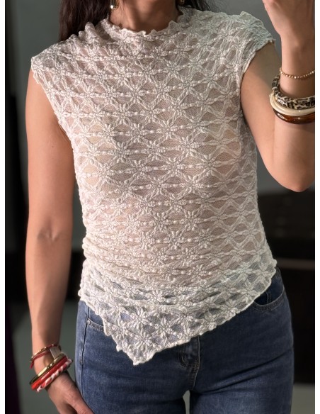 Top Encaje 686Beige