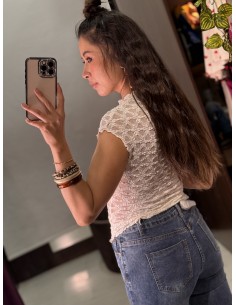 Top Encaje 686Beige 2