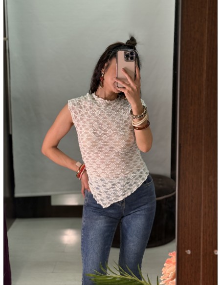 Top Encaje 686Beige