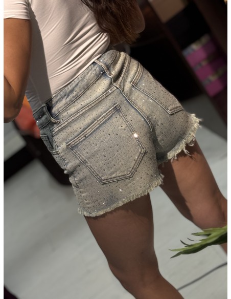Short Denim Strass