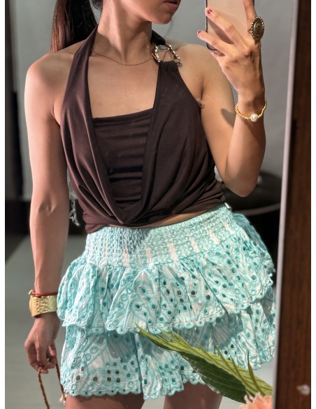 Falda Turquesa