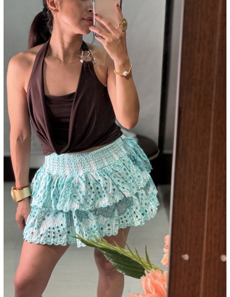 Falda Turquesa