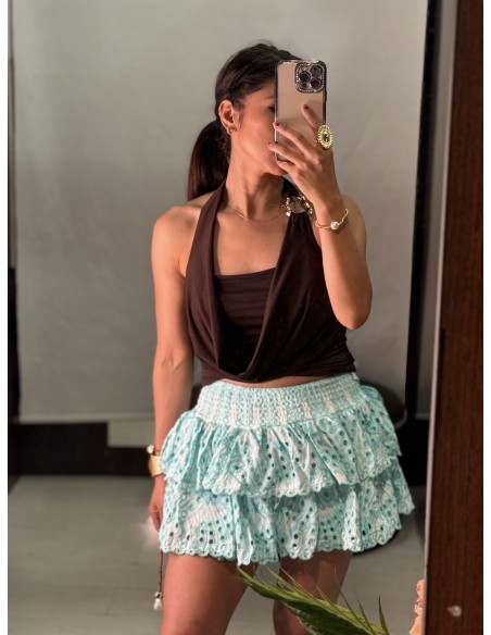 Falda Turquesa