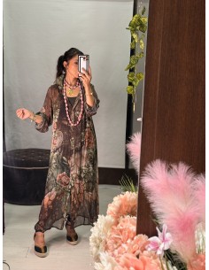 Vestido Seda Largo484